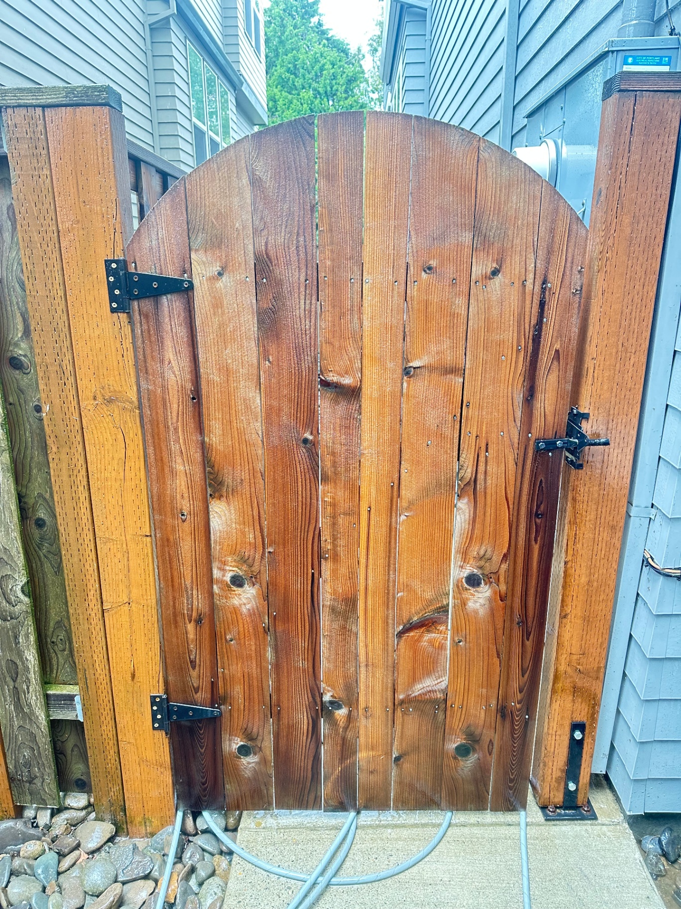 Cedar gate brought back to life — after