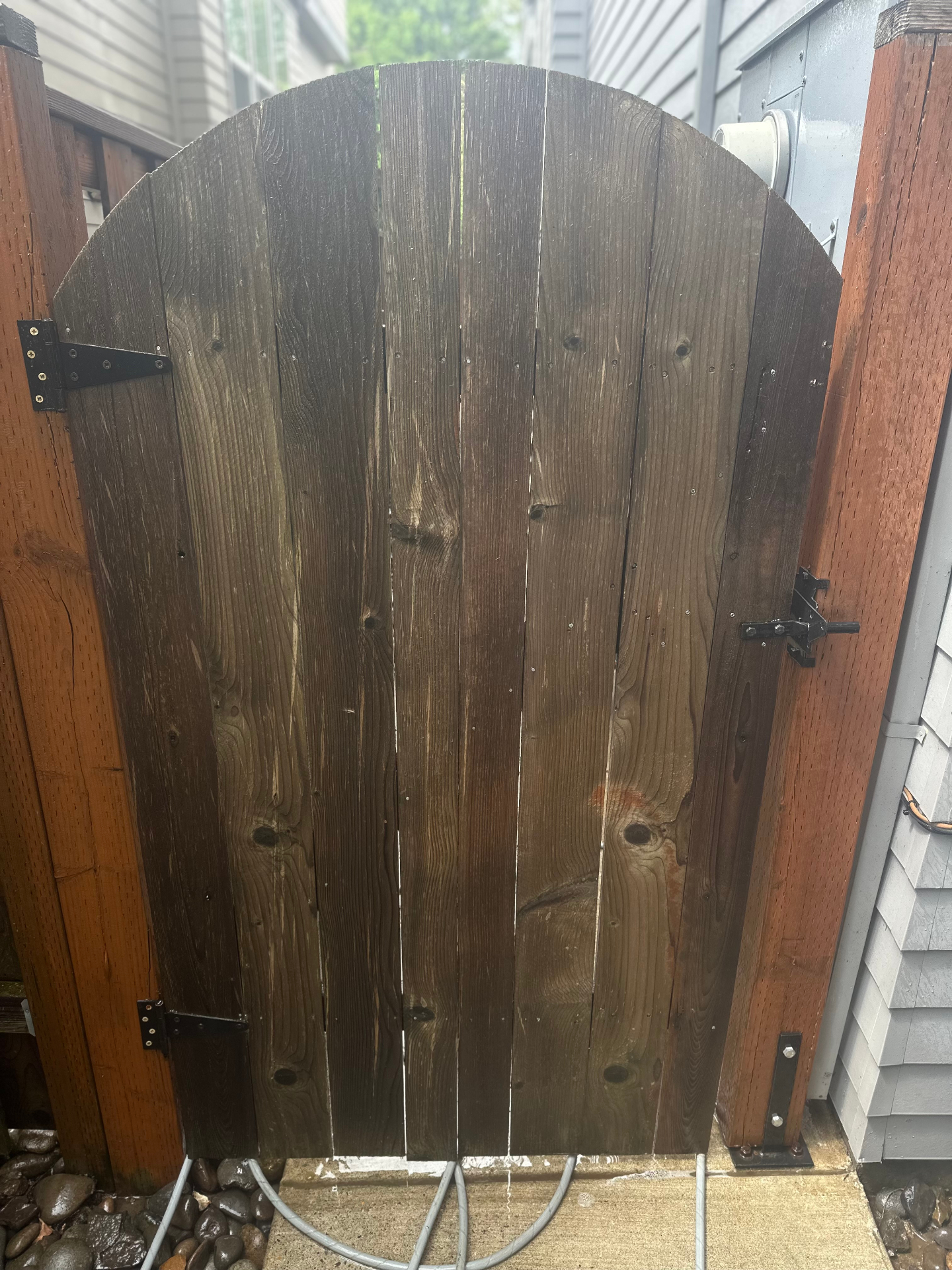 Cedar gate brought back to life — before